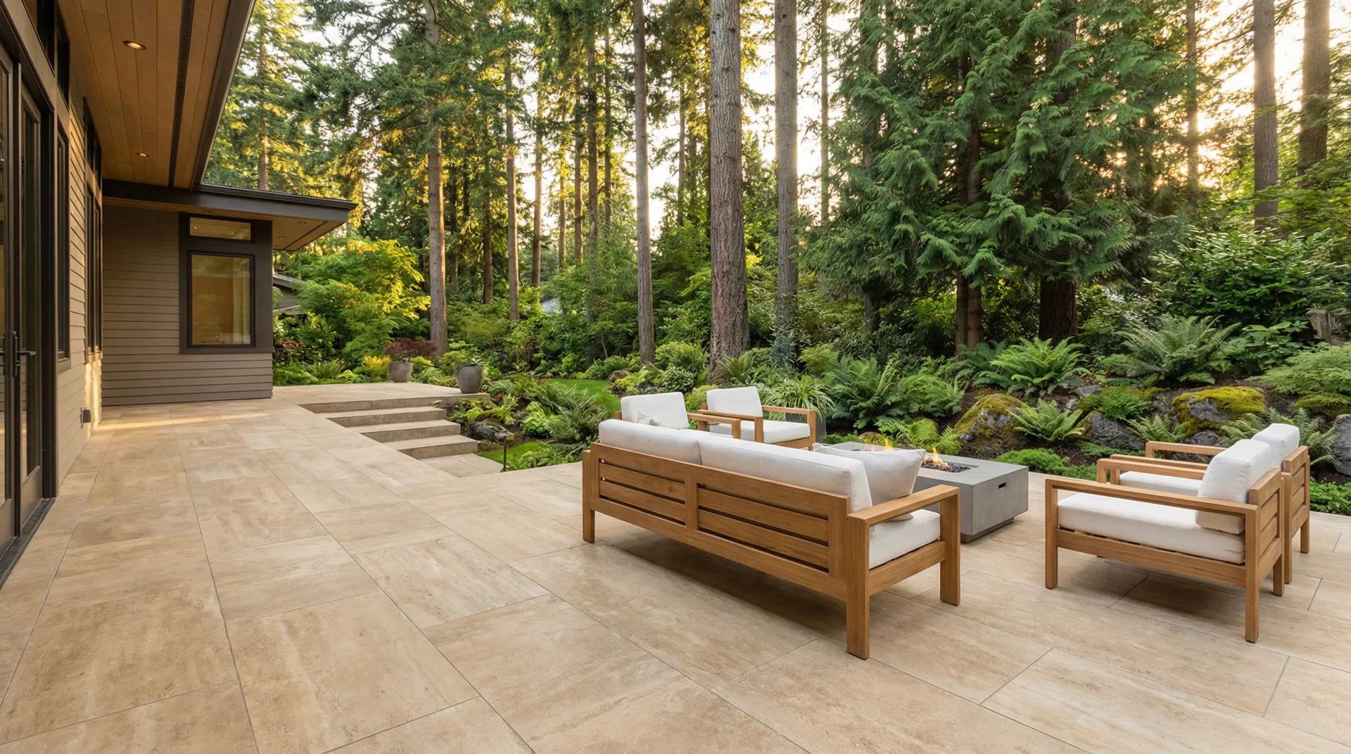Hardwood and wood-look tile flooring